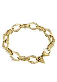 Guess Bransoletka JUBB05 163JW Złoty. Materiał: metalowe. Kolor: złoty #2