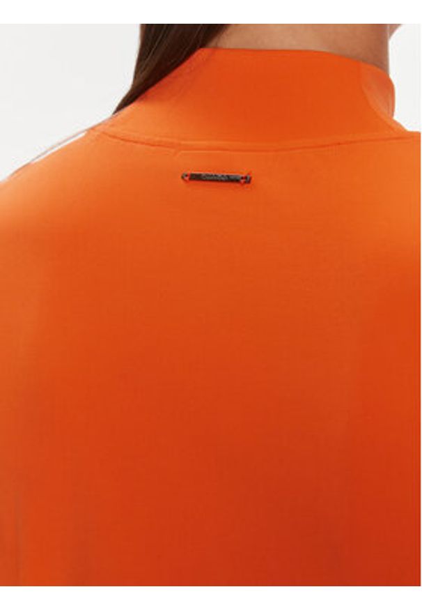 Calvin Klein Sukienka codzienna Stretch Jersey Asymmetric Dress K20K206498 Pomarańczowy Slim Fit. Okazja: na co dzień. Kolor: pomarańczowy. Materiał: syntetyk. Typ sukienki: proste. Styl: casual