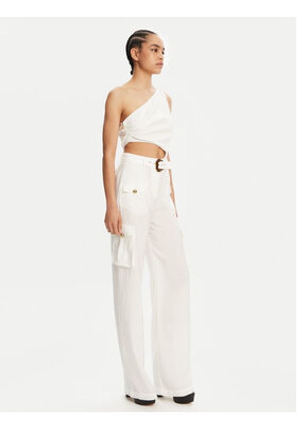 Versace Jeans Couture Kombinezon 78HAN000 Biały Regular Fit. Kolor: biały