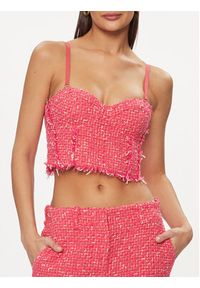 Patrizia Pepe Top 8C0678/A376-F592 Różowy Regular Fit. Kolor: różowy. Materiał: bawełna #5