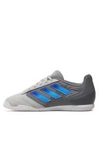 Adidas - adidas Buty do piłki nożnej Super Sala II Indoor Boots IE7556 Szary. Kolor: szary. Materiał: skóra