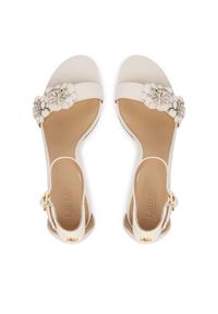 Lauren Ralph Lauren - LAUREN RALPH LAUREN Sandały 802P10640001 Biały. Kolor: biały. Materiał: skóra #4