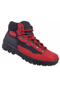 Buty trekkingowe damskie Grisport 399SV622G. Wysokość cholewki: za kostkę. Zapięcie: sznurówki. Kolor: czerwony. Materiał: guma, skóra, tkanina. Szerokość cholewki: normalna