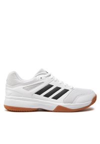 Adidas - adidas Buty halowe Speedcourt Indoor IE8032 Biały. Kolor: biały. Materiał: materiał #1