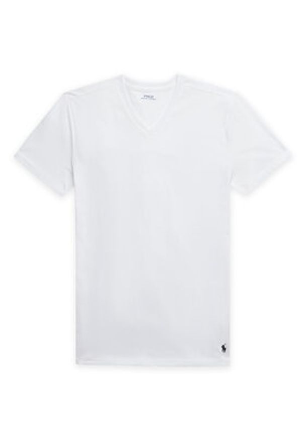Polo Ralph Lauren Komplet 3 t-shirtów 714936903001 Biały Slim Fit. Typ kołnierza: polo. Kolor: biały. Materiał: bawełna