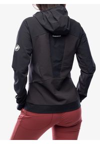 Kurtka softshell damska Mammut Aenergy SO Hybrid Hooded Jacket. Kolor: czarny. Materiał: softshell