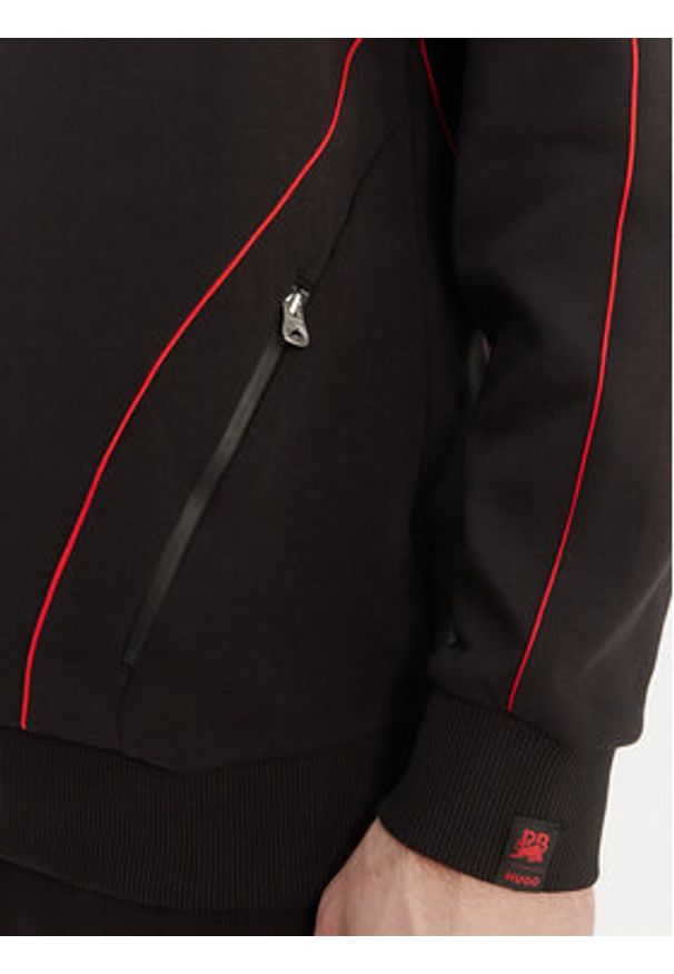 Hugo - HUGO Bluza Dofrentis_RB 50559711 Czarny Relaxed Fit. Kolor: czarny. Materiał: bawełna