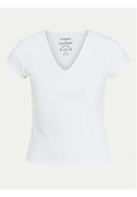 JJXX T-Shirt Hayden 12249361 Biały Slim Fit. Kolor: biały. Materiał: syntetyk #4