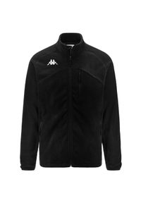 Polar dziecięcy zapinany na zamek Kappa Viarella. Kolor: czarny. Materiał: polar. Sport: fitness #1