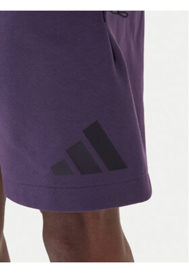 Adidas - adidas Szorty sportowe Z.N.E. JW4747 Fioletowy Regular Fit. Kolor: fioletowy. Materiał: bawełna. Styl: sportowy