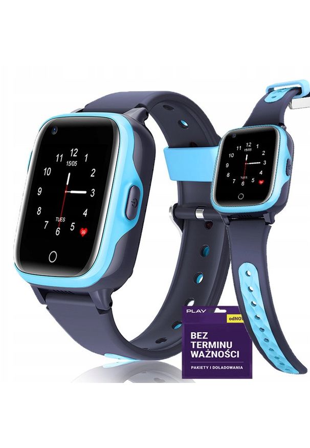 Smartwatch WonderWatch SMARTWATCH ZEGAREK TELEFON DLA DZIECI ROZMOWY SMS POLSKIE MENU GPS 4G. Rodzaj zegarka: smartwatch