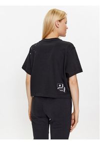 Adidas - adidas T-Shirt IJ8743 Czarny Loose Fit. Kolor: czarny. Materiał: bawełna #3