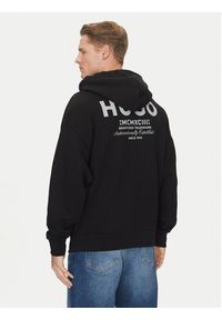 Hugo - HUGO Bluza Nardimez 50520017 Czarny Loose Fit. Kolor: czarny. Materiał: bawełna #4