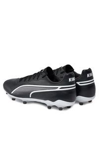 Puma Buty do piłki nożnej King Pro 107566 01 Czarny. Kolor: czarny. Materiał: skóra