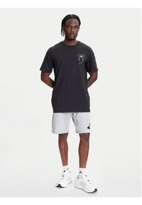 Adidas - adidas T-Shirt Stadium Crowd lJX7474 Czarny Loose Fit. Kolor: czarny. Materiał: bawełna