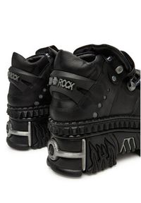 NEW ROCK Sneakersy M-WALL106-S30 Czarny. Kolor: czarny. Materiał: skóra #6