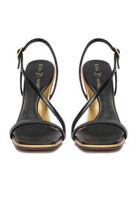 Eva Minge Sandały ROSEMARY-LT1520-2 Czarny. Kolor: czarny. Materiał: skóra #3