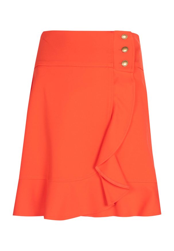 Pinko Spódnica "Chiacchierone" | 1G15VE 5872 | Chiacchierone Gonna | Kobieta | Czerwony. Kolor: czerwony. Materiał: poliamid, wiskoza, elastan. Wzór: aplikacja