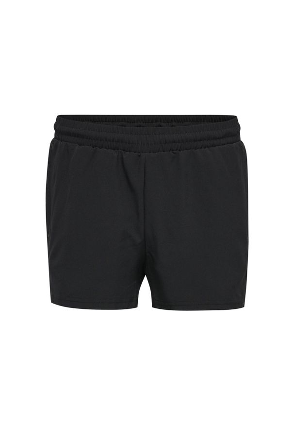 Szorty damskie Hummel Move Grid. Kolor: czarny. Materiał: materiał. Wzór: nadruk. Sport: fitness