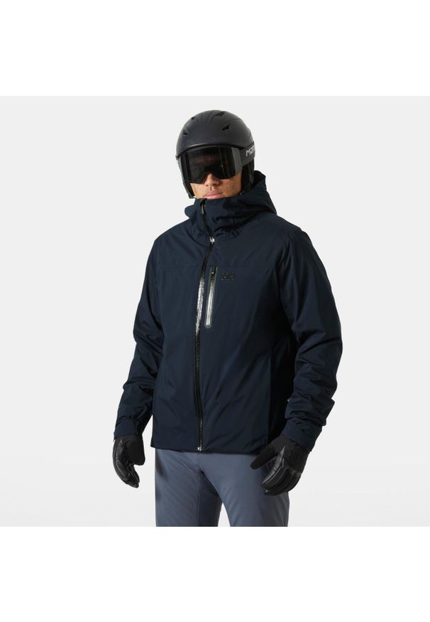 Kurtka narciarska Helly Hansen Swift. Kolor: niebieski. Technologia: Primaloft. Sezon: zima. Sport: narciarstwo
