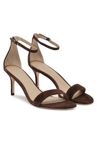 Lauren Ralph Lauren - LAUREN RALPH LAUREN Sandały 802959175011 Brązowy. Kolor: brązowy. Materiał: zamsz, skóra #5