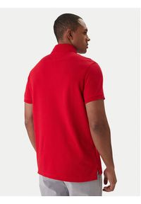 TOMMY HILFIGER - Tommy Hilfiger Polo 1985 MW0MW17770 Czerwony Regular Fit. Typ kołnierza: polo. Kolor: czerwony. Materiał: bawełna #4