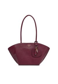 Guess Torebka Bolena HWZG92 07090 Bordowy. Kolor: czerwony. Materiał: skórzane