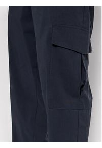Jack & Jones - Jack&Jones Spodnie materiałowe Bill Beau 12197977 Granatowy Regular Fit. Kolor: niebieski. Materiał: materiał, bawełna