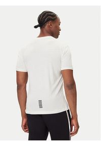 EA7 Emporio Armani T-Shirt 8NPT25 PJVPZ U1105 Beżowy Regular Fit. Kolor: beżowy. Materiał: bawełna #4