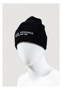 Armani Exchange Czapka BEANIE HAT Czarny. Kolor: czarny #4