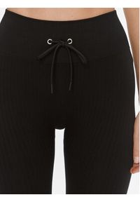 Guess Legginsy Rib-Seamless V4RB00 Z3CC0 Czarny Slim Fit. Kolor: czarny. Materiał: syntetyk #5