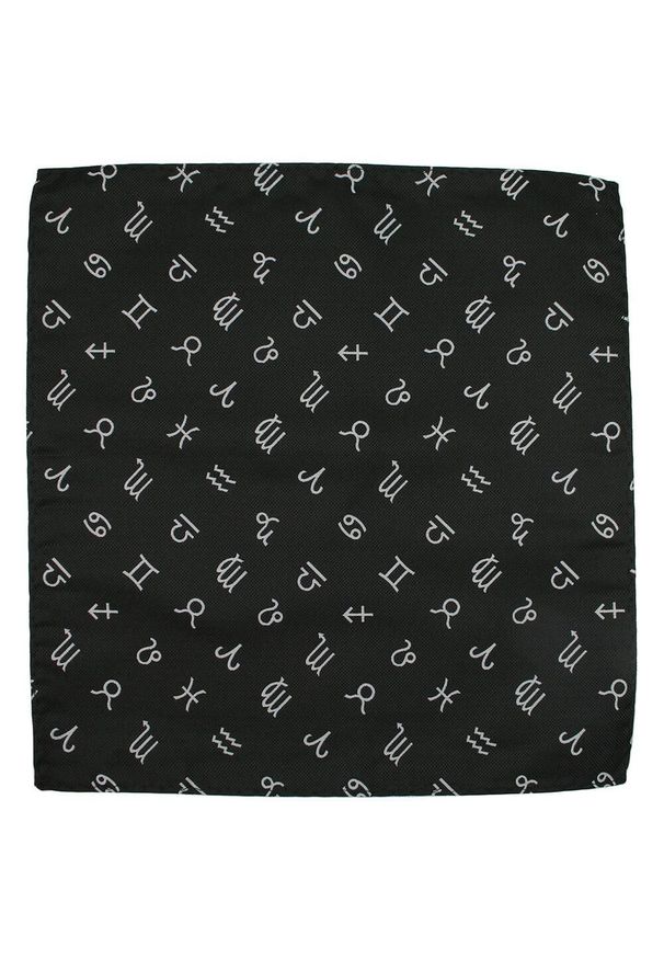 Elegancka Poszetka Męska Alties - Znaki Zodiaku. Materiał: mikrofibra