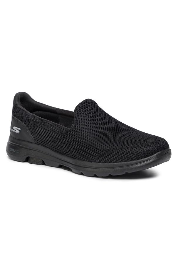 skechers - Półbuty Skechers Go Walk 5 15901/BBK Black. Kolor: czarny. Materiał: materiał