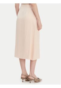 BOSS Spódnica midi Vemuth 50552076 Różowy Regular Fit. Kolor: różowy. Materiał: wiskoza #4