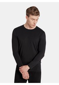 Pako Lorente - PAKO LORENTE – Longsleeve męski w kolorze czarnym. Kolor: czarny, biały, niebieski. Materiał: bawełna, elastan. Długość rękawa: długi rękaw. Długość: długie