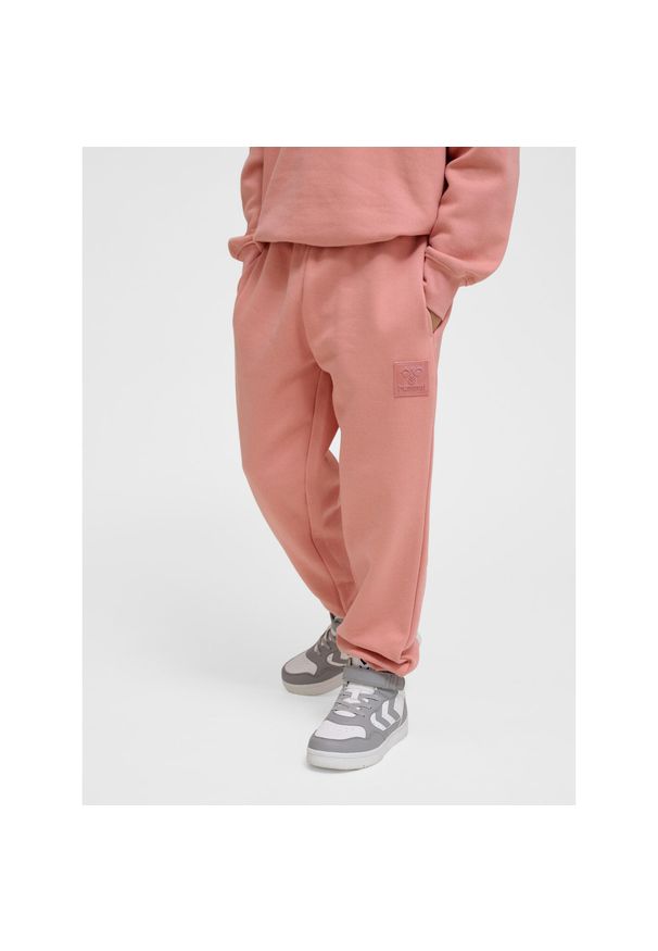 Spodnie dresowe dla dzieci Hummel Clean. Kolor: różowy. Materiał: dresówka. Sport: joga i pilates