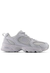 Buty New Balance U530TBA - szare. Kolor: szary. Materiał: syntetyk, materiał. Szerokość cholewki: normalna. Sezon: lato. Sport: turystyka piesza