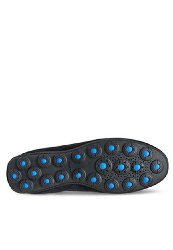 Geox Mokasyny U Spherica Ec16 U55HYA 00022 C4021 Granatowy. Kolor: niebieski. Materiał: zamsz, skóra