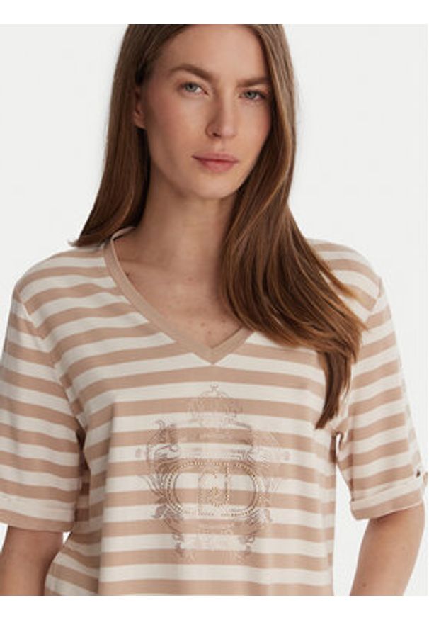 Liu Jo Sport T-Shirt TA6206 JS005 Kolorowy Regular Fit. Materiał: bawełna. Wzór: kolorowy. Styl: sportowy