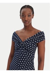 MICHAEL Michael Kors Sukienka codzienna MR683GLKA7 Granatowy Regular Fit. Okazja: na co dzień. Kolor: niebieski. Materiał: syntetyk. Typ sukienki: proste. Styl: casual #2