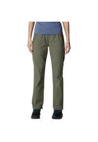 columbia - Damskie spodnie turystyczne Columbia Leslie Falls. Kolor: zielony. Materiał: elastan, nylon. Sezon: lato. Sport: turystyka piesza #1