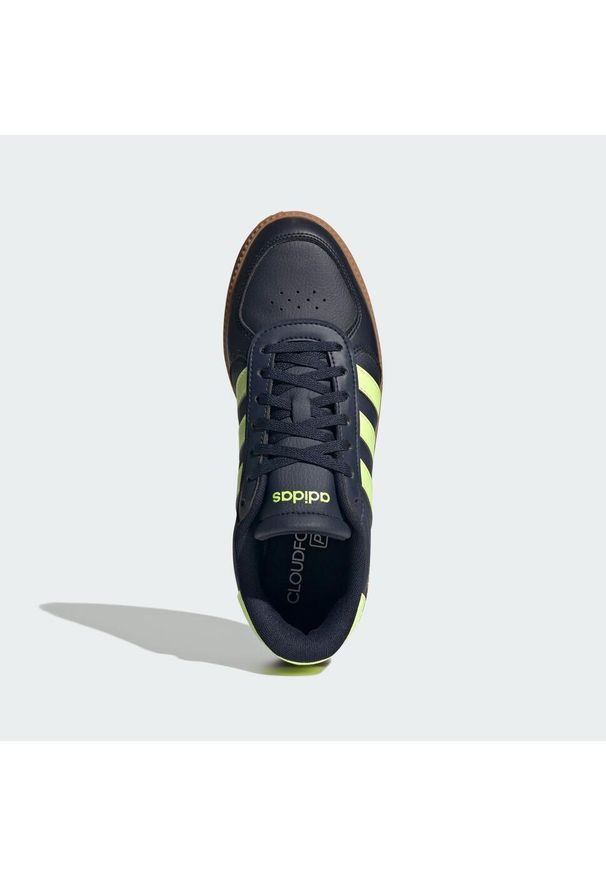 Adidas - Buty Breaknet Sleek. Kolor: żółty, zielony, niebieski, wielokolorowy, brązowy. Wzór: gładki. Styl: sportowy
