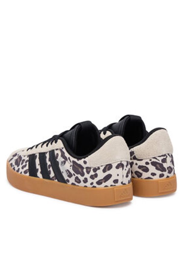 Adidas - adidas Sneakersy Vl Court 3.0 Shoes KI2689 Beżowy. Kolor: beżowy. Materiał: zamsz, skóra