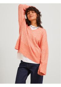 JJXX Sweter Lica 12246506 Pomarańczowy Regular Fit. Kolor: pomarańczowy. Materiał: syntetyk #1