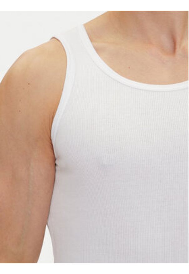 Resteröds Komplet tank topów 7027 1 Biały Slim Fit. Kolor: biały. Materiał: bawełna