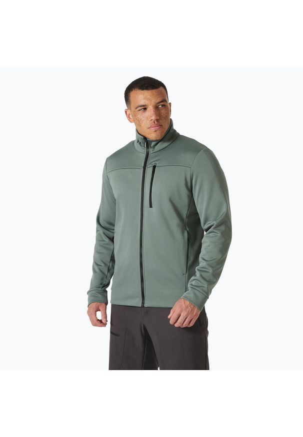 Bluza męska Helly Hansen Crew. Kolor: zielony. Materiał: polar. Sport: turystyka piesza