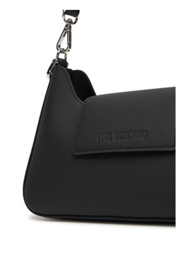 Love Moschino - LOVE MOSCHINO Torebka Borsa Vitello JC4291PP1NL1400B Czarny. Kolor: czarny. Materiał: skórzane