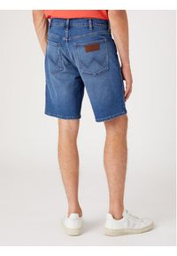 Wrangler Szorty jeansowe Frontier W16WYLZ91 112331085 Niebieski Regular Fit. Kolor: niebieski. Materiał: jeans, bawełna