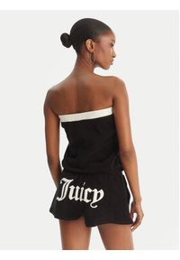 Juicy Couture Kombinezon Applique Terry JCWFP126316 Czarny Regular Fit. Kolor: czarny. Materiał: bawełna #6