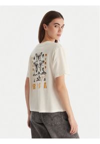 RVCA T-Shirt EVJZT00164 Biały Reglan Fit. Kolor: biały. Materiał: bawełna #1